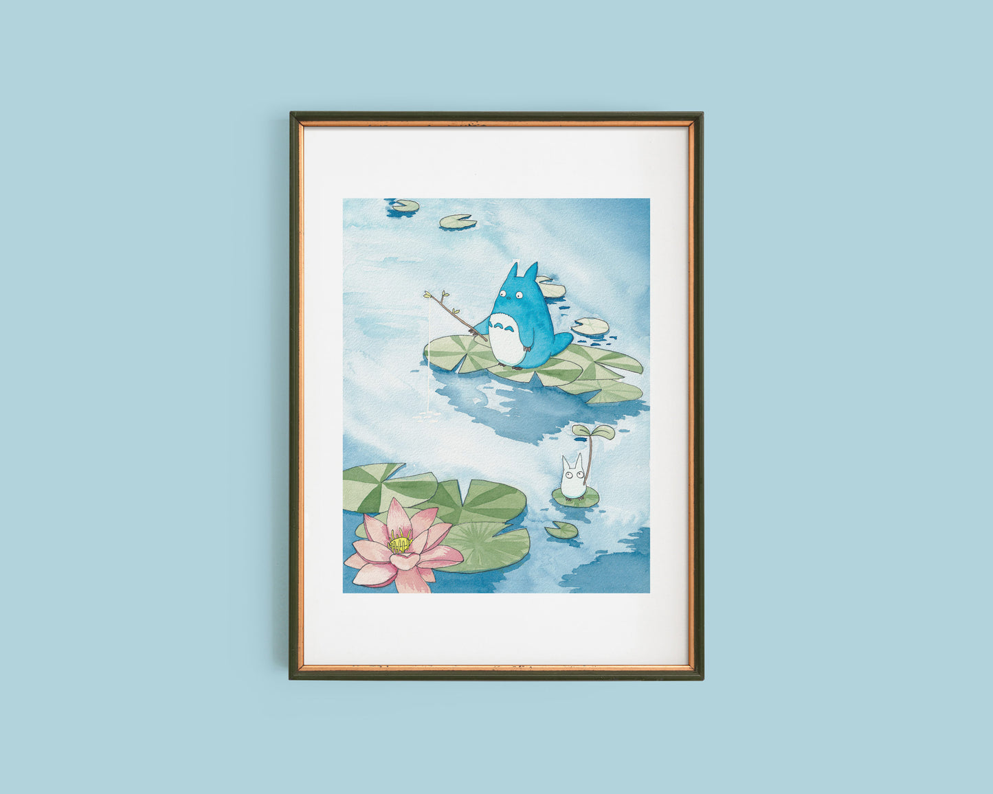 A Little Pond Fishing